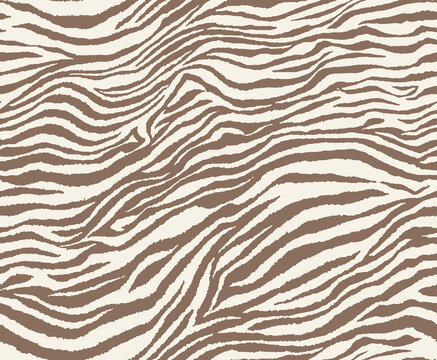 zebra animal skin seamless pattern on mocha mousse new color texture textile 