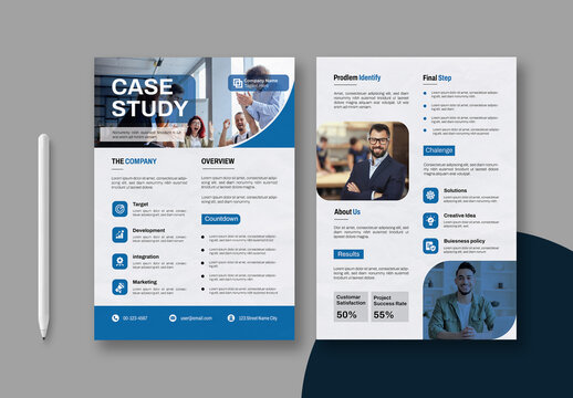 Case Study Design Template Layout