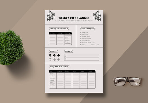 Planner Template Layout