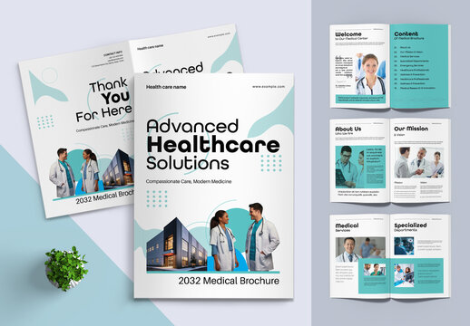 Modern Medical Brochure Template Design