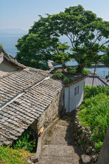 山口県祝島の集落 © KEN'S PHOTO