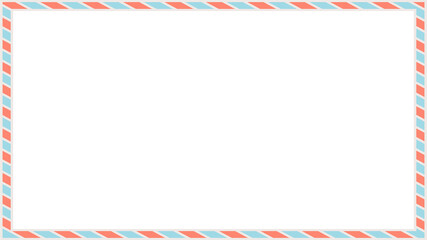 Fototapeta premium PNG colorful striped border frame, transparent background