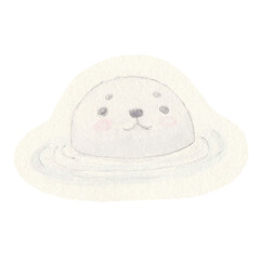 ぷかぷかアザラシ © 美加 原