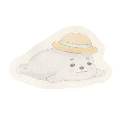 帽子あざらし © 美加 原