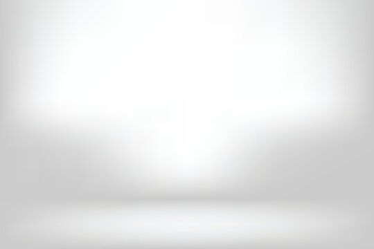 Gray and white backgrounds gradient vector illustration, display products ,room, interior	
