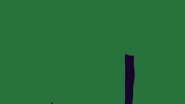 A black and white photo of man in suit background with green paint drips dripping on down from the silhouettes two people walking line an elephant silhouetted against silhouette tree green screen