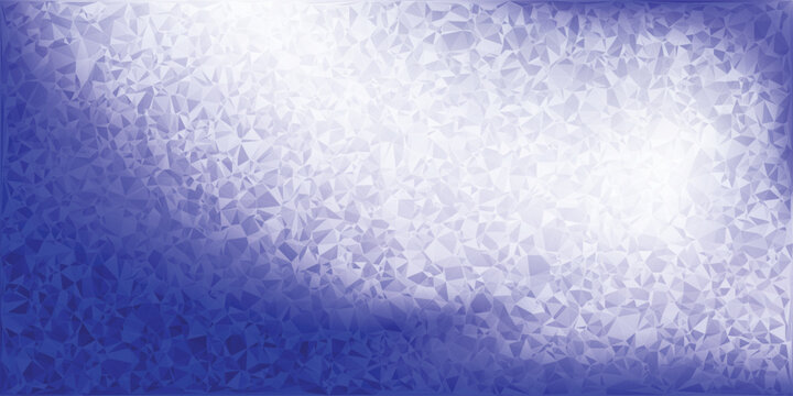 Deep Blue Low Poly Mosaic Texture with Layered Triangular Geometry and Soft Gradient Illumination abstract vector background eps10