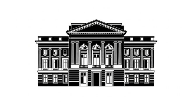 vector illustration of a building