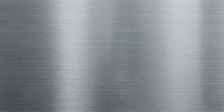 Platinum brushed silver chrome metallic background with large diffuse center glow in soft radiant tone for luxury branding and packaging design