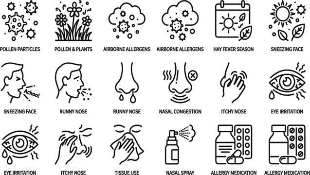 Software integration line icon set with network configuration microchip processor computer code data sync and transfer vector