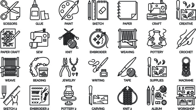 Web security line icon set with secure browser window padlock data encryption privacy server and network folder vector
