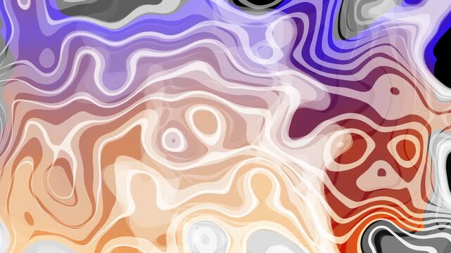 Modern flowing stripy line liquid style. Abstract curved liquid flow. Vd_1811
