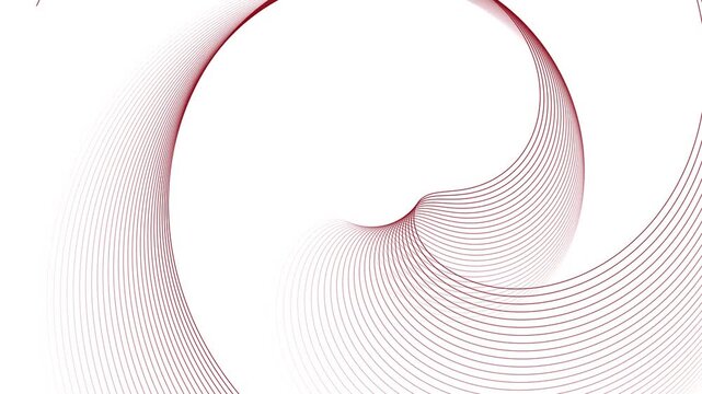 Futuristic wave line moving animated on white background. Vd_1795