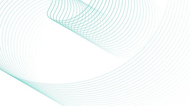 Futuristic wave line moving animated on white background. Vd_1797