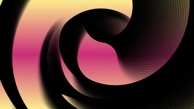 Abstract colorful stripy line animation. Stripy colorful line on gradient background. Vd_1807