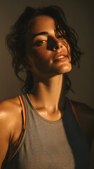 Naklejka premium Modern Lifestyle Portrait