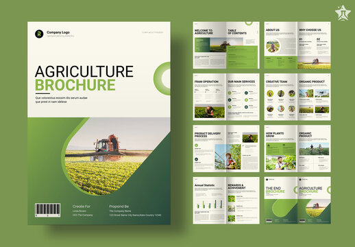 Agriculture Brochure Template