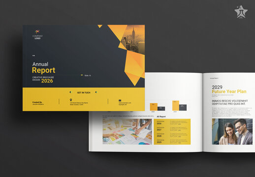 Annual Report Landscape Template