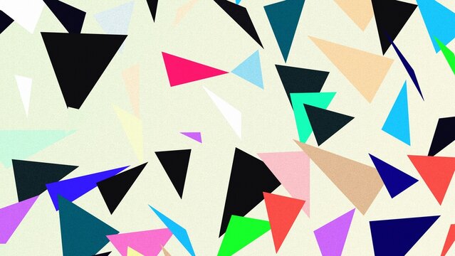 Abstract Geometric Triangles Colorful Grainy Background Design grainy background