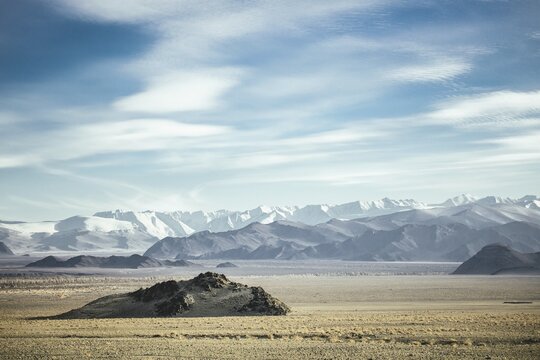 Altai, Landscape near Olgii, Mongolia