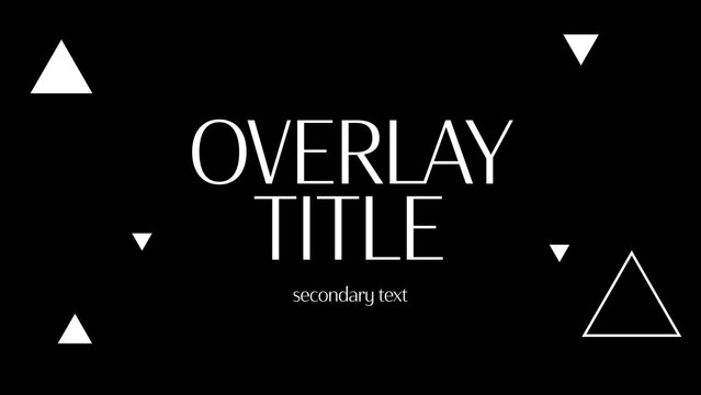 Authority Title - Professional modern title animation with dynamic typography for social media videos, promotional edits and branded digital content