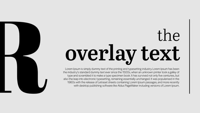 Storyline Deck - Professional editorial title deck animation with dynamic typography for current events coverage, documentary films and informational video content