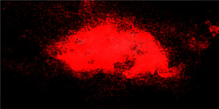 Abstract vibrant red nebula or cosmic cloud formation with dark background and glowing energy.