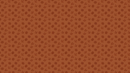 Fototapeta premium Vector Pattern of Small Dots on Brown Background