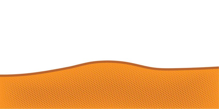 creative orange halftone wave vector, dynamic geometric smooth slope template