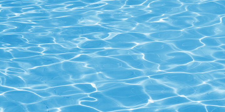 The ripples of small waves of blue and white water are dynamic yet still appear smooth, creating naturally repeating abstract patterns.
