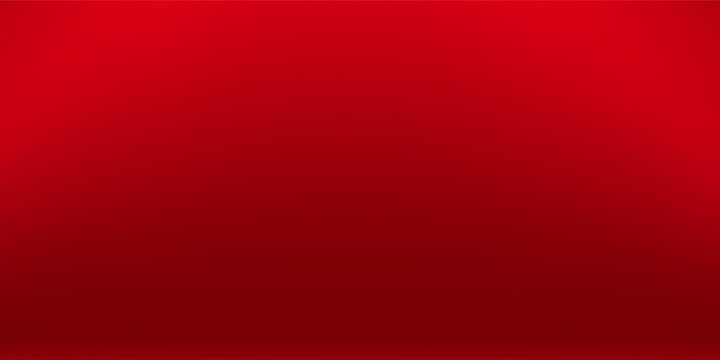 Abstract red background for web design templates, valentine, helloween, christmas, product studio room and business report with smooth gradient color.