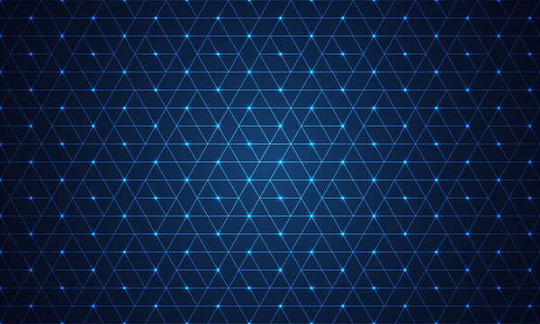 Abstract technology background with a seamless pattern of simple geometric shapes. Stylish texture