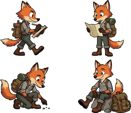 set volpe cartoon