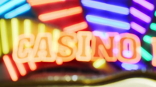 neon casino sign in the city of macau