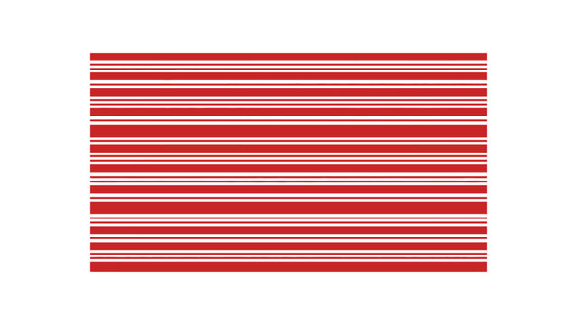 Red Stripe Pattern Vector Brush Modern Sport Style Divider for Apparel and Graphic Design Assets