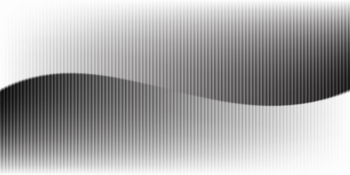 Black and White Linear Halftone Background with Vertical Parallel Lines. Smooth Stripe Gradient Pattern for Modern Graphic Design.