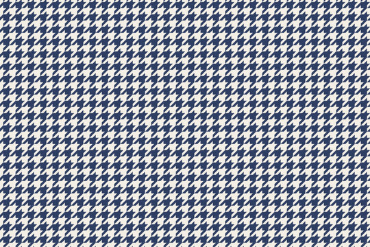 Classic navy houndstooth pattern background