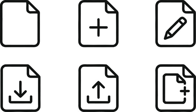 Document management icons