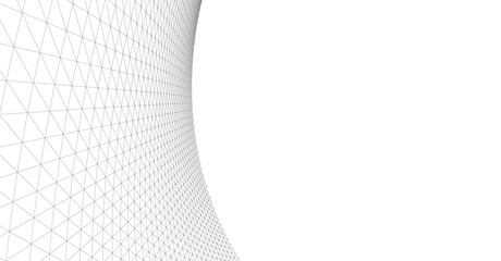 Obraz premium Architectural drawing. Geometric background 3d