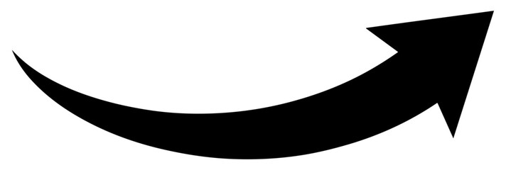 curved right arrow direction vector icon © Vectorixpro
