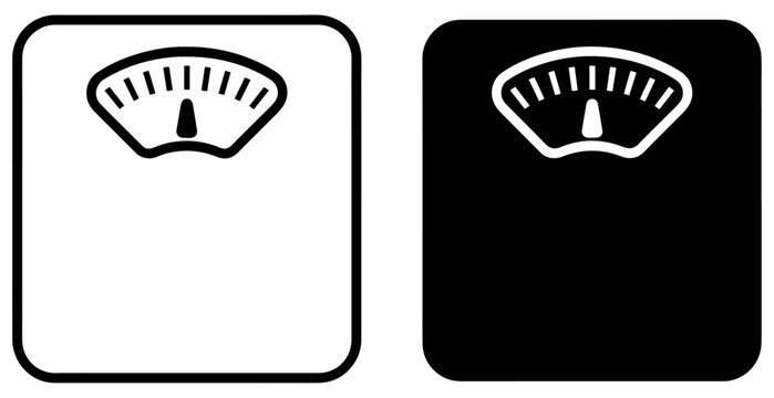 weight scale health measurement icon