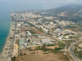 Malaga - widok z samolotu © Grzegorz Polak