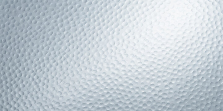 Light blue gray hammered dimple texture background with radial light for industrial metallic modern technology and design use