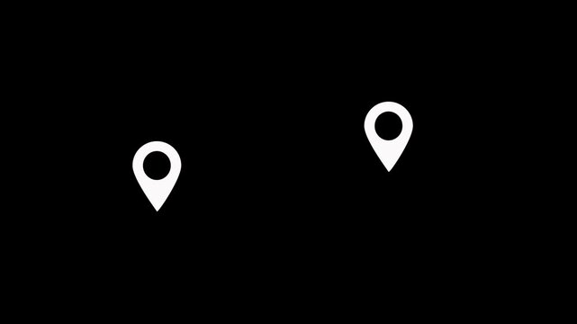 localization mark scanning system circle target alpha 4k animation.