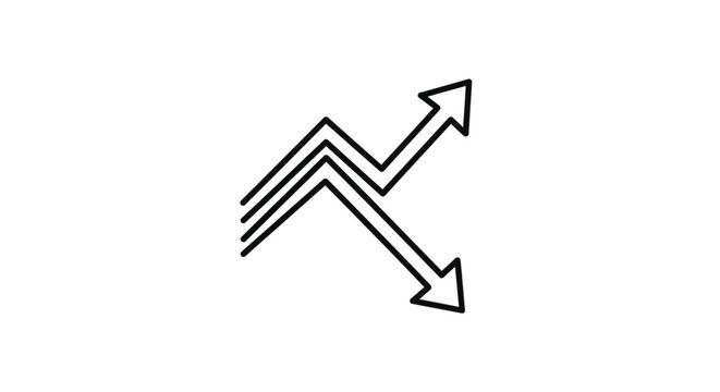 Black arrows pointing up and down.