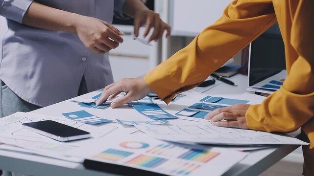 team of UI UX web designer are working together to develop mobile responsive websites with UI UX front end designer previews, UI UX web development ideas, front end designer. application development