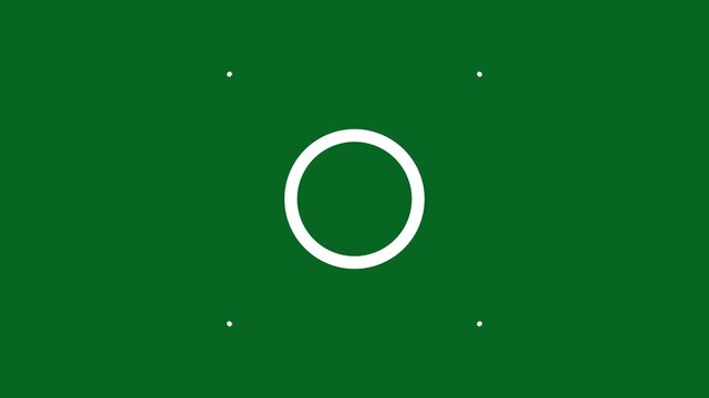 Modern Cartoon Flat Vector Style Circle Burst Animation with Random Fireworks Line Shapes and Ellipse Blast Effect on Green Screen. fireworks, blast, boom, circle, explosion, glittering.4k