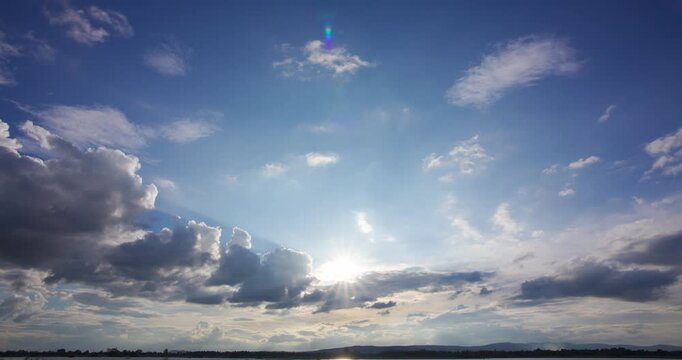 Timelapse sunset sky landscape DCI4K PRORES 422