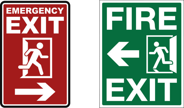 Emergency exit and fire exit signs safety compliance and wayfinding solutions
