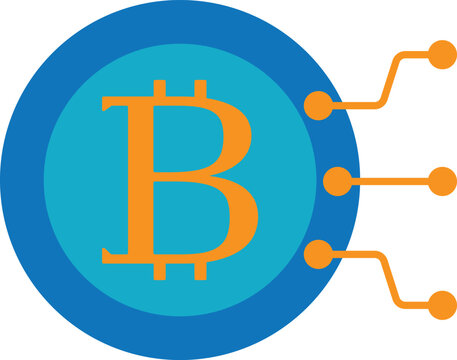 Icon of crypto coin representing digital currency, blockchain investment, and modern financial technology in global business context